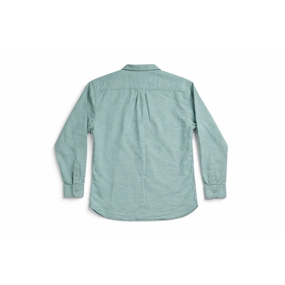 Tommy Bahama Linen Blend Mint Green Button Down Shirt Coastal Beach Size L - Picture 3 of 5